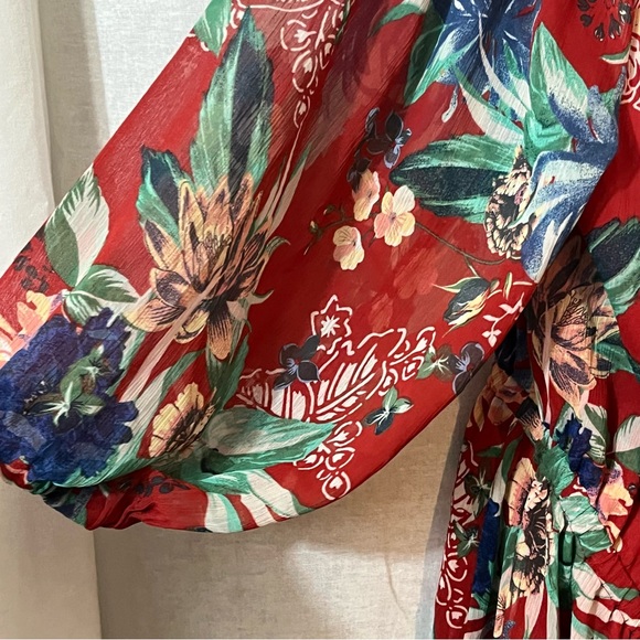 Ava & Liv Floral Off Shoulder Dress Size 1X - Picture 5 of 10